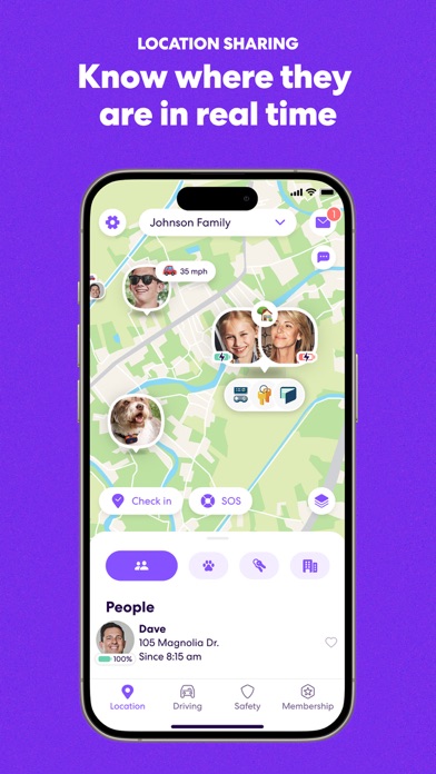 Скриншот Life360: Family Safety & GPS 1